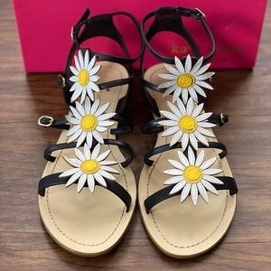 Kate Spade Collin daisy leather sandal sz 11